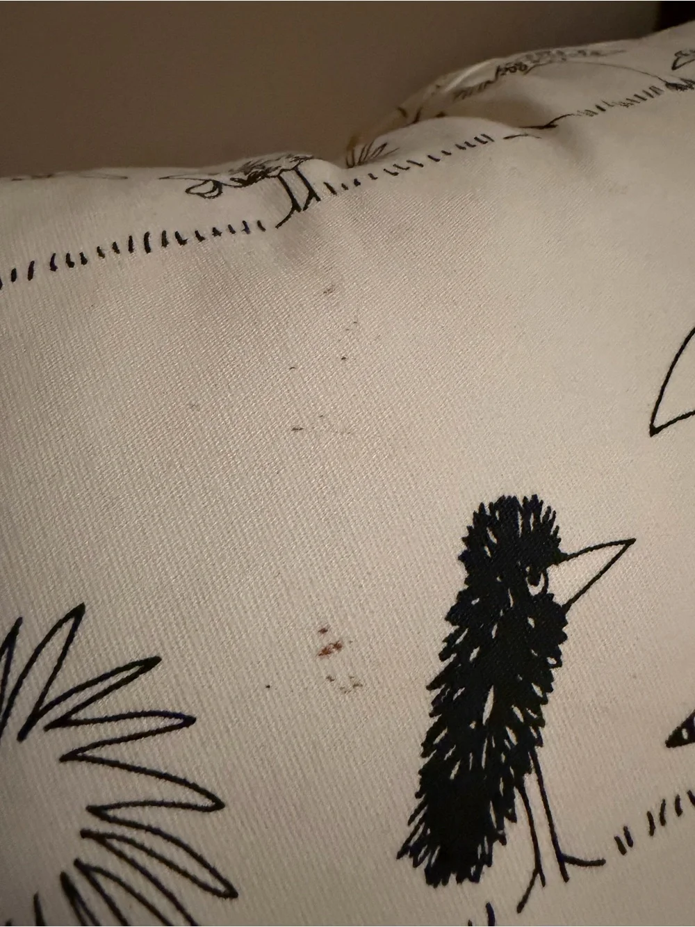 IKEA Decorative Pillow Pair with Bird print